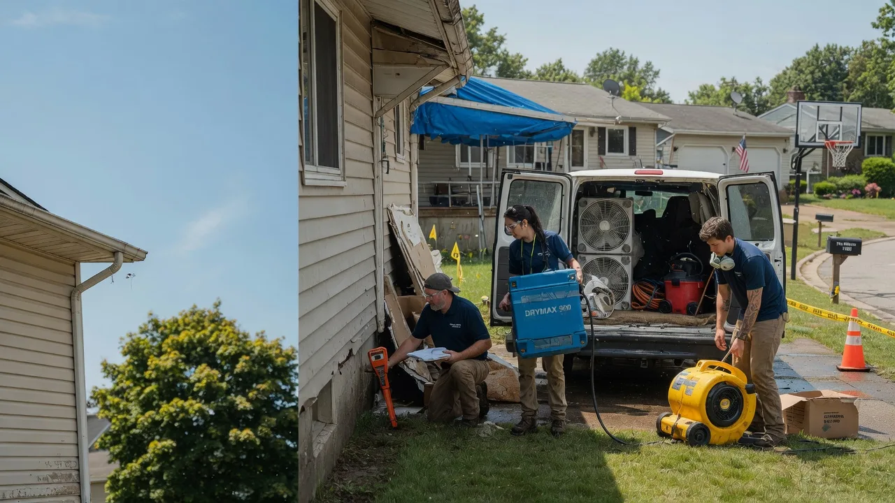 Ceiling Leak Cleanup in Strongsville, OH near me